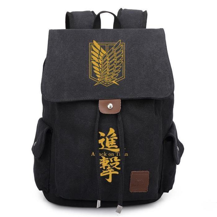 Anime Comics Attack On Titan Casual Backpack Csso124