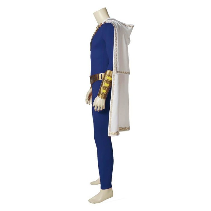 Shazam Costume Freddy Freeman Jumpsuit Blue