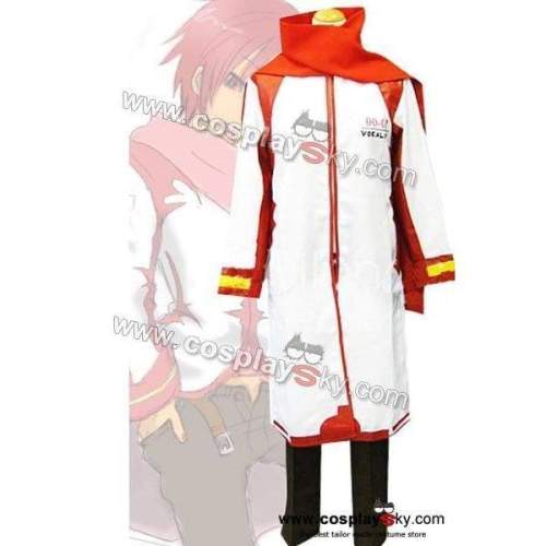 Vocaloid Akaito Red & White Cosplay Costume