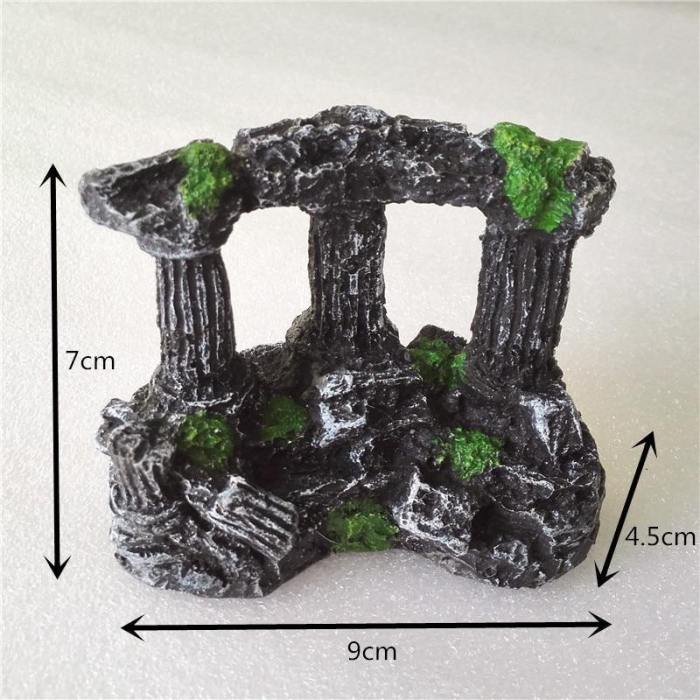 Rome Stone Pillars For Aquarium Fish Tank