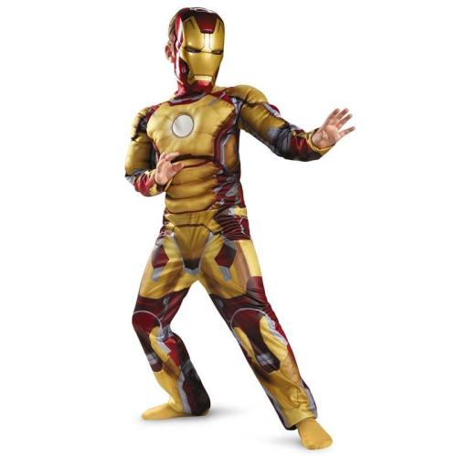 Kids Avengers Iron Man Mark Muscle Children Halloween Costume Boys Superhero Cosplay Costumes