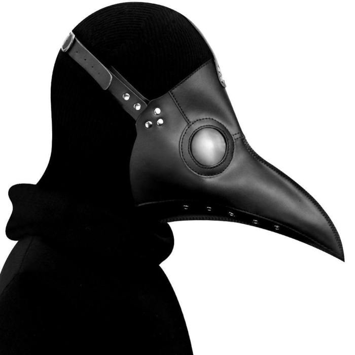 Pu Steampunk Bird Plague Doctor Long Nose Beak Mask Retro Costume Props