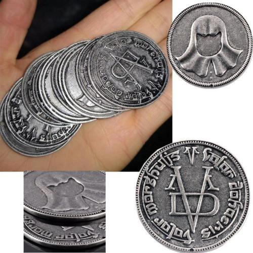 Game Of Thrones Cosplay Coin Valar Morghulis Faceless Man Iron Coin