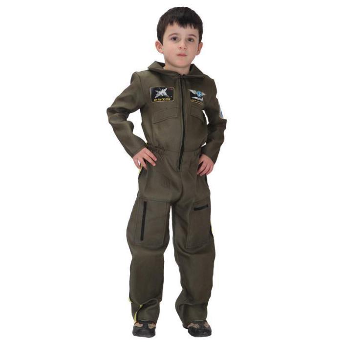 Halloween Costume For Kids Police Boys Astronaut Costume Children Cosplay Jumpsuit Masquerade Carnival Party Clothes Dance Child