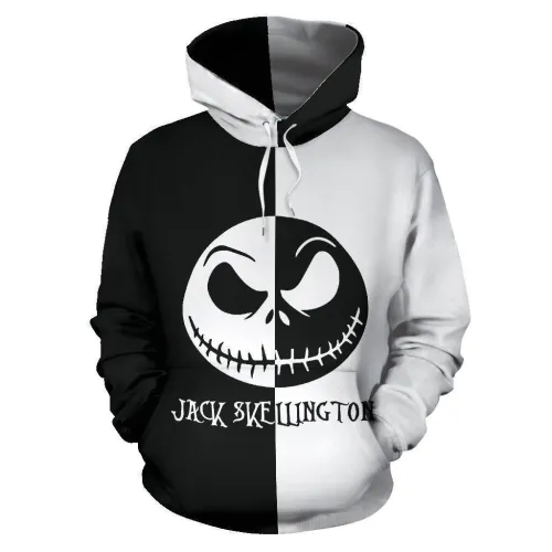 Jack Skellington The Nightmare Before Christmas Unisex Pullover Hoodie Css100