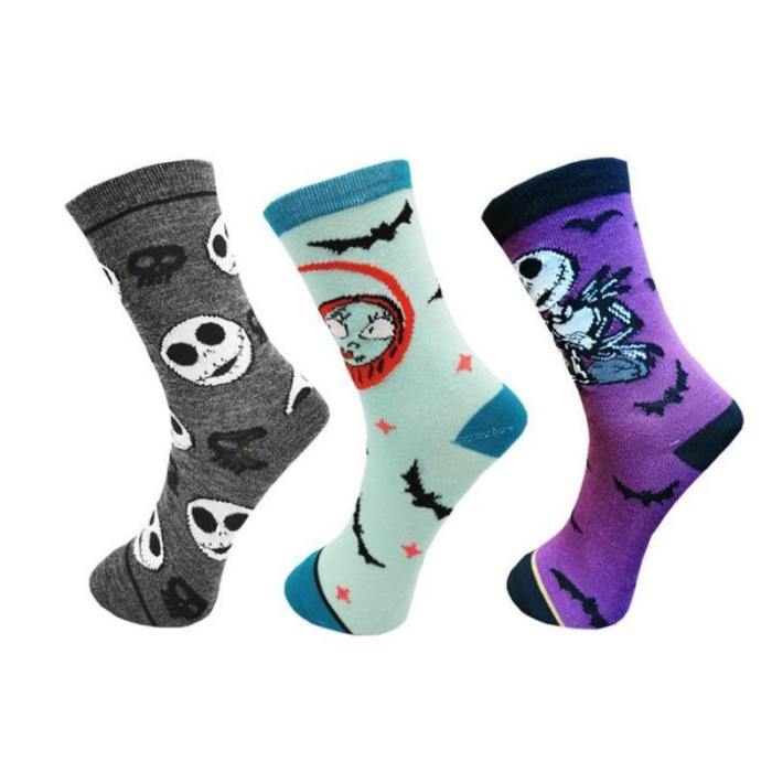 The Nightmare Before Christmas Jack Skellington Tube Socks Stockings