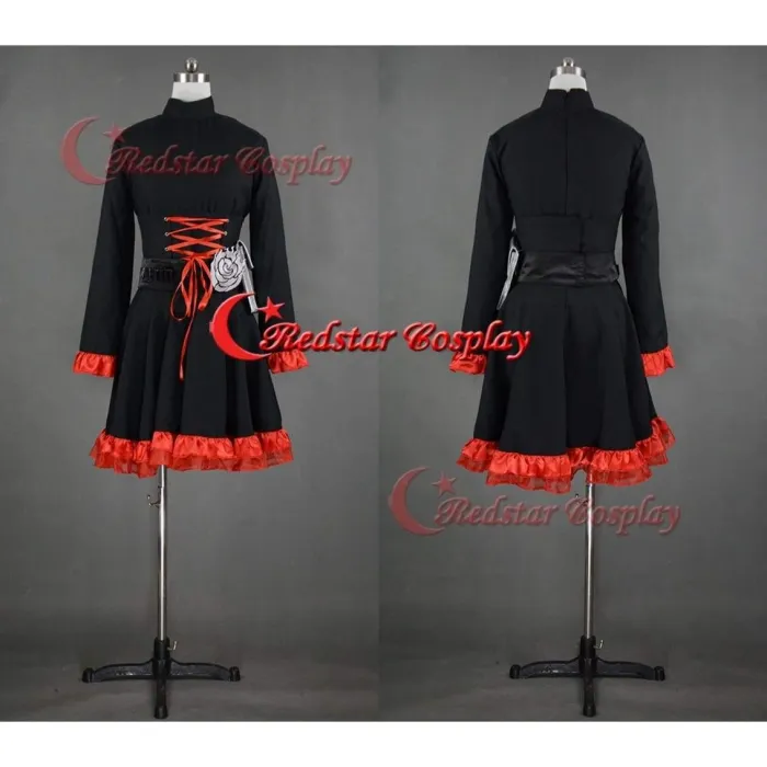 Rwby Red Ruby Rose Cosplay Costume Custom In Any Size