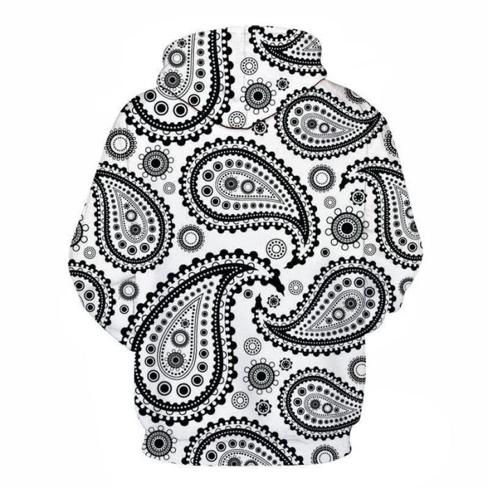 Black & White Tribal Art  3D - Sweatshirt, Hoodie, Pullover