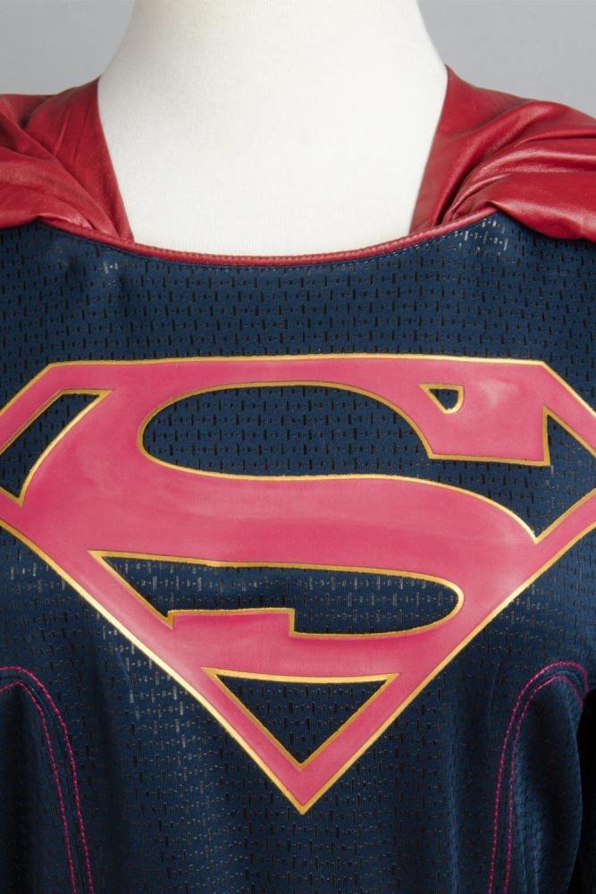 Supergirl Kara Zor-El Danvers Costume + Cape Cosplay Costume Superman Girls Dress