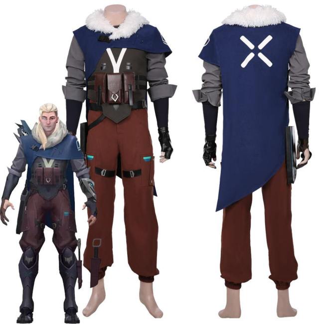 Game Valorant Sova Adult Men Halloween Carnival Outfit Cosplay Costume