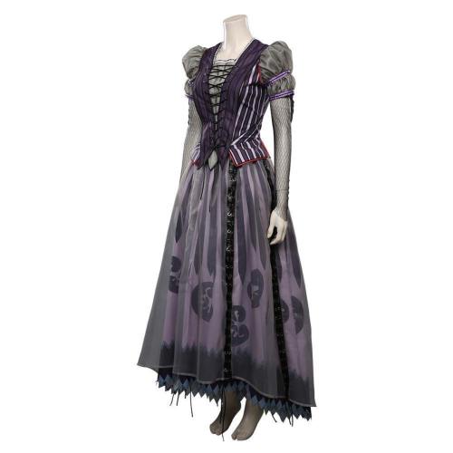 Lemony Snicket‘S A Series Of Unfortunate Events Violet Baudelaire Dress Outfits Halloween Carnival Suit Cosplay Costume