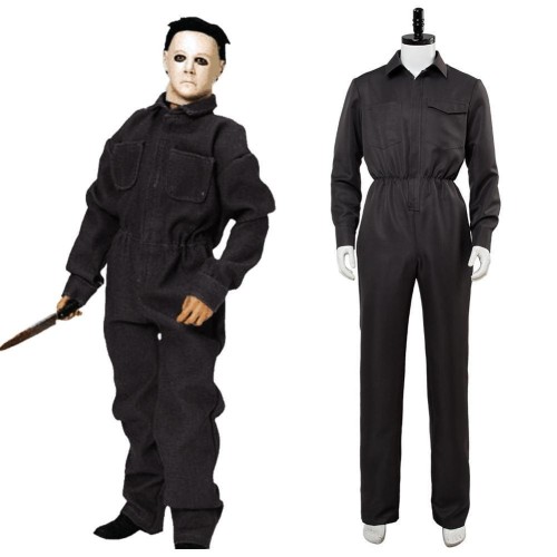 Horror Movie Halloween Michael Myers Jumpsuit Cosplay Costume
