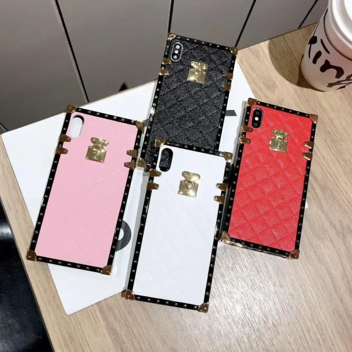 Luxury Fashion Leather Eye-Trunk Bag Phone Case