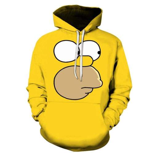 The Simpsons Hoodie - Cartoon Simpson Pullover Hoodie