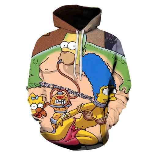 The Simpsons Hoodie - Homer J. Simpson Pullover Hoodie