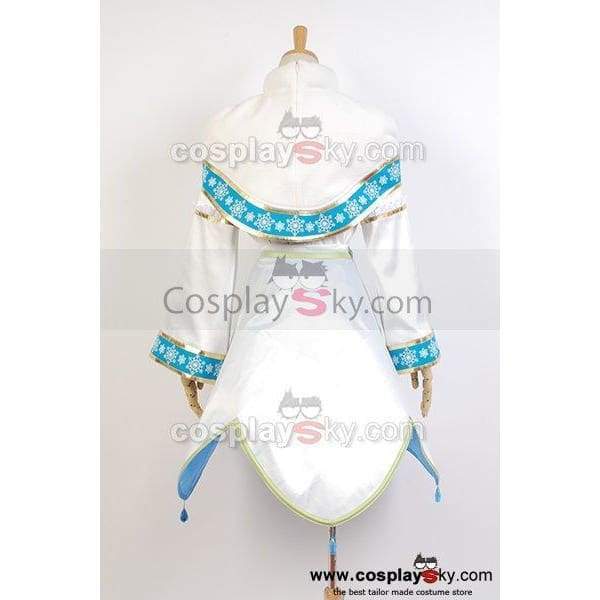 Vocaloid Snow Miku Dress Outfit Cosplay Costume