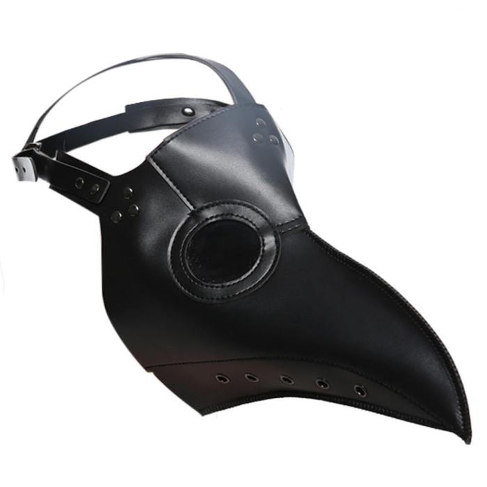 Plague Doctor Bird Mask Latex Long Nose Beak Cosplay Steampunk Halloween Mask Costume Props