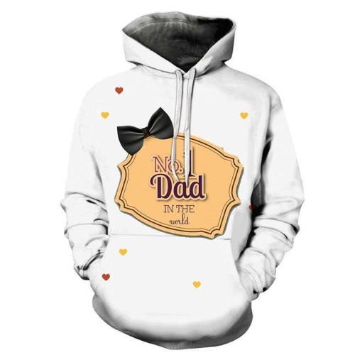 No. 1 Dad 3D Sweatshirt Hoodie Pullover