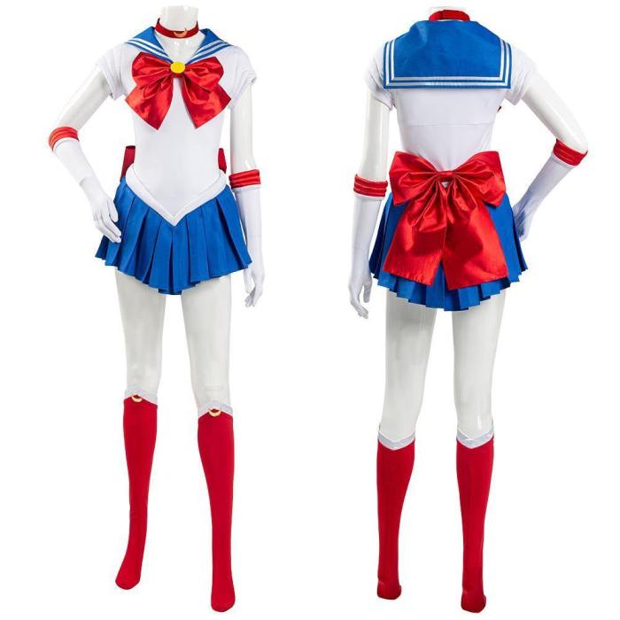 Sailor Moon Tsukino Usagi Uniform Dress Outfits Halloween Carnival Suit Cosplay Costume