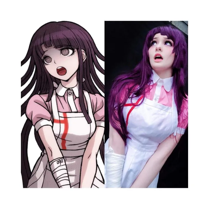 Super Danganronpa 2 Mikan Tsumiki Cosplay Costume