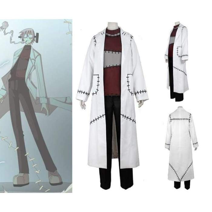 Soul Eater Franken Stein Doctor Cosplay Costume