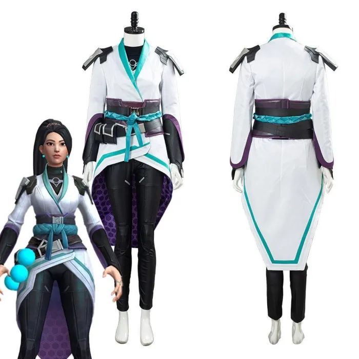 Game Valorant Sage Halloween Carnival Uniform Cosplay Costume