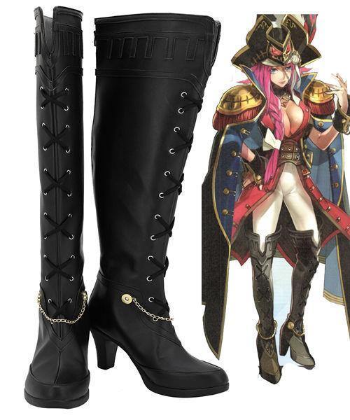 Fate/Grand Order Fgo Francis Drake Boots Halloween Costumes Accessory Cosplay Shoes