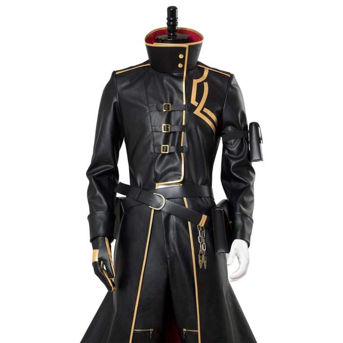 Fate/Grand Order Gilgamesh Leather Overcoat Cosplay Costume