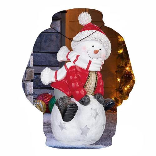 Junior Snowman Christmas Hoodie - Sweatshirt, Hoodie, Pullover