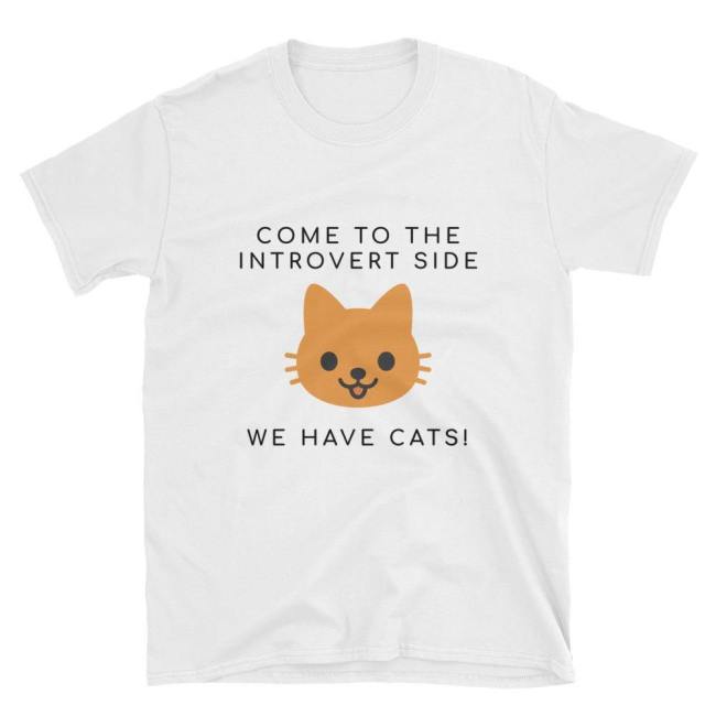  We Have Cats  Short-Sleeve Unisex T-Shirt (White)