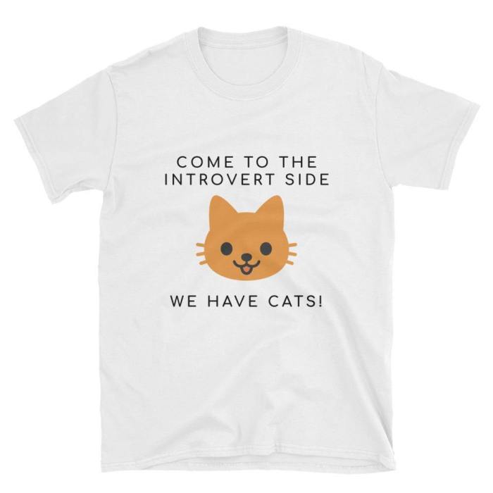  We Have Cats  Short-Sleeve Unisex T-Shirt (White)
