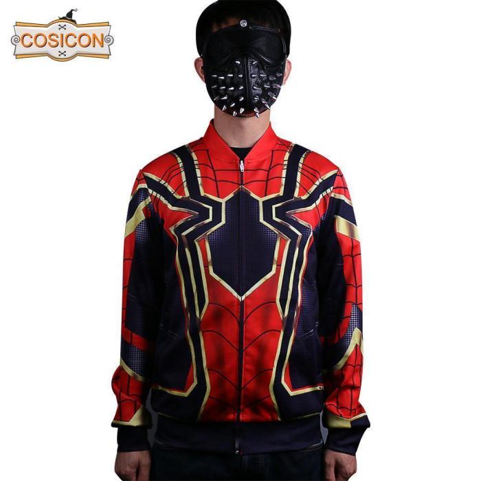 Avengers Infinity War Spider-Man  Cosplay Coat Baseball Jacket