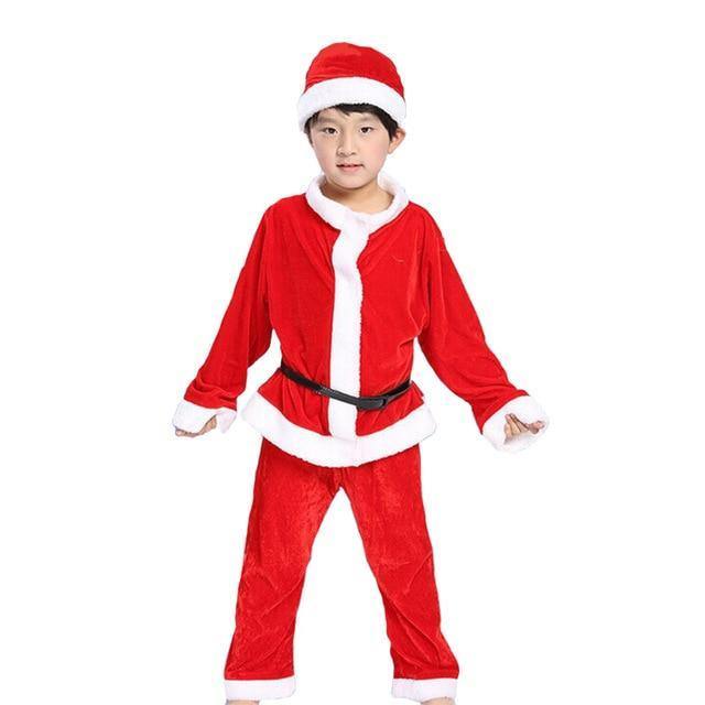 Christmas Children Clothing Set Christmas Santa Claus Suit Christmas Costume Suit Baby Boy/Girl 3Pcs Kids New Year Xmas Clothing