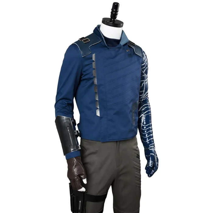 Avengers 3 : Infinity War Winter Soldier Outfit Suit James Buchanan Barnes Cosplay Costume