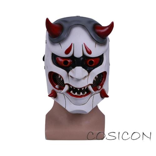 Overwatch Genji Skin Oni Cosplay Mask Halloween Prop