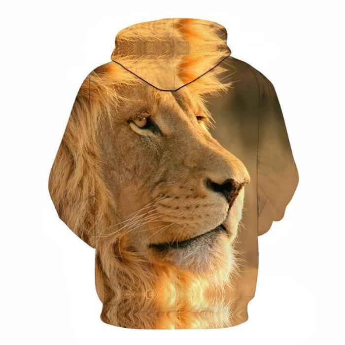 Loving Life Lion 3D - Sweatshirt, Hoodie, Pullover