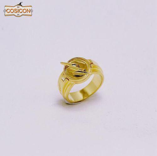 The Flash Ring Can Open Cover Lightning Logo Superhero Dc Comics Jewelry Cosplay