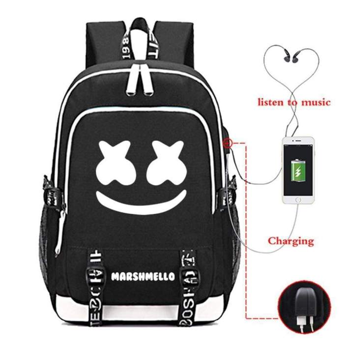 Dj Marshmello School Bag Backpack