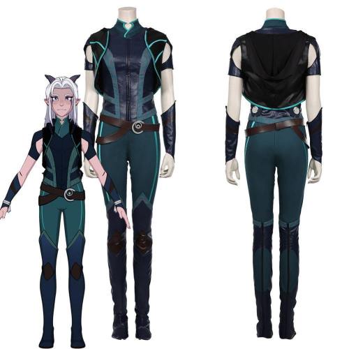 The Dragon Prince-Rayla Vest Pants Outfits Halloween Carnival Suit Cosplay Costume