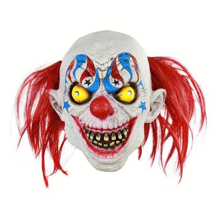 Halloween Party Joker Mask Circus Clown Latex Masks