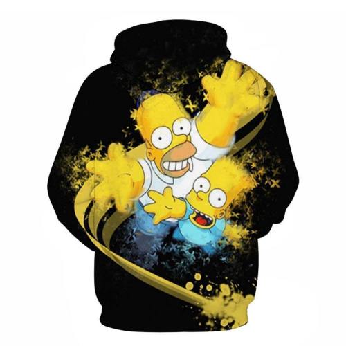 The Simpsons Hoodie - Homer J. Simpson Pullover Hoodie