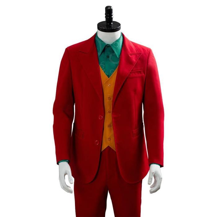 Joker Origin Romeo  Film Dc Movie Joaquin Phoenix Arthur Fleck Cosplay Costume Outfit Suit Uniform
