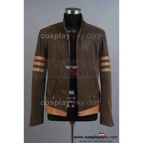X-Men Origins  Wolverine Hugh Jackman Costume Pleather Jacket Hand Made