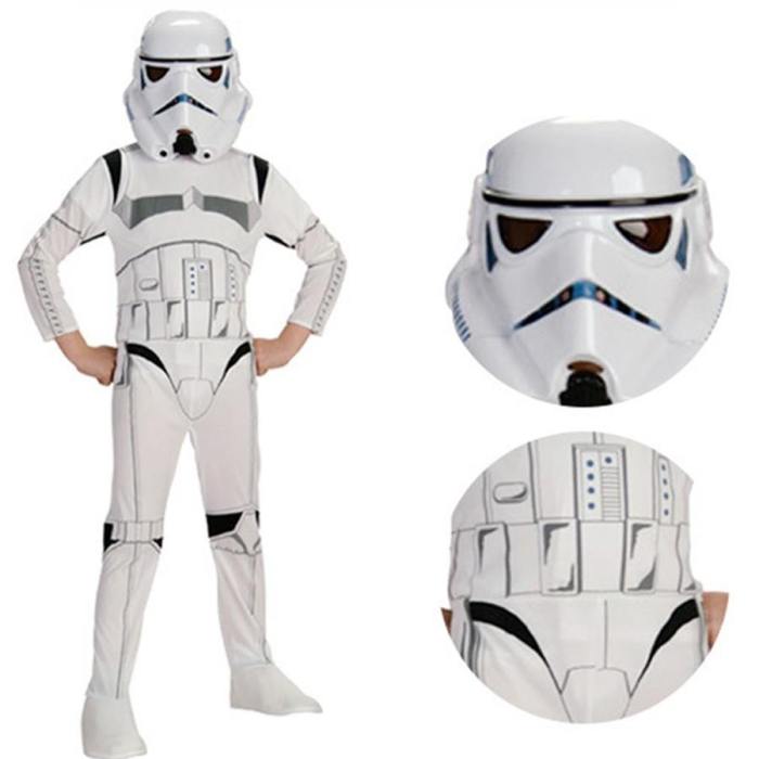New Arrival Star War Storm Trooper Darth Vader(Anakin Skywalker) Children Cosplay Party Costume Clothing Cape And Mask