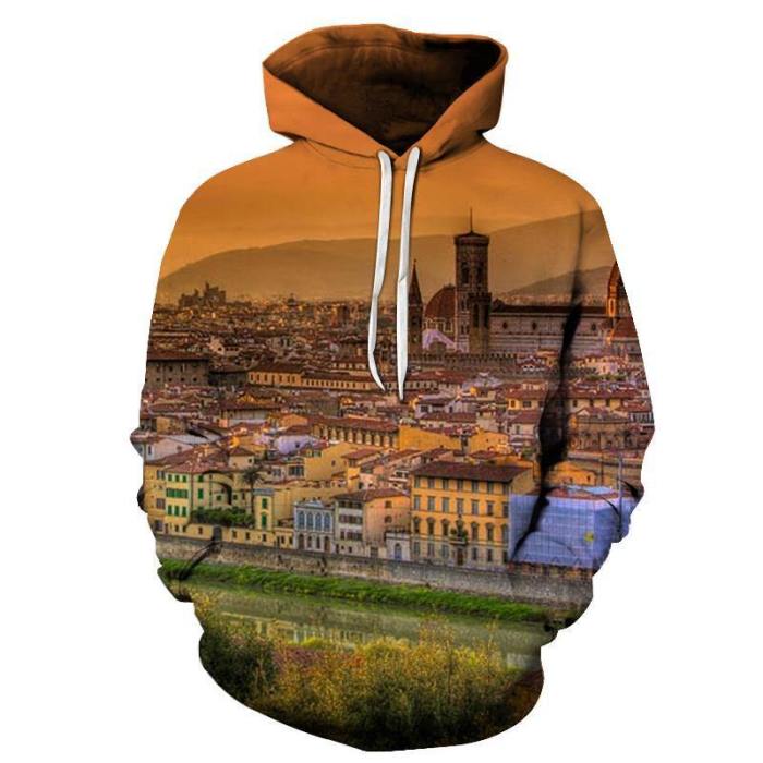 Florence Italy 3D - Sweatshirt, Hoodie, Pullover