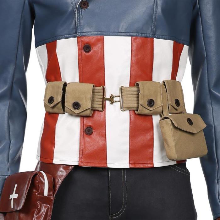 Avengers Game-Captain America Coat Jacket Outfits Halloween Carnival Suit Cosplay Costume