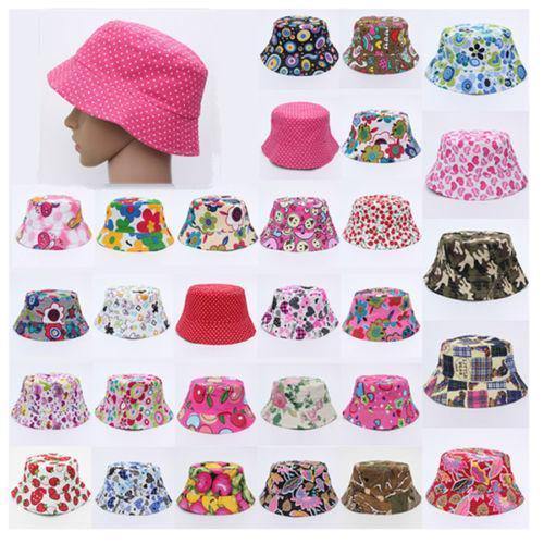 New Kids Girl Baby Summer Hats  Sun Beach Bonnet Cap Various Design