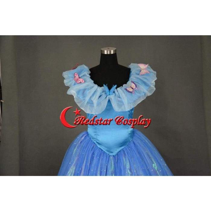 Cinderella Dress, Cinderella Cosplay Costume, Cinderella 2015 Cosplay Costume For Girls