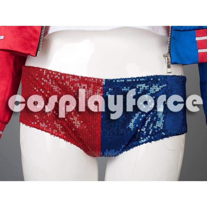 Suicide Squad Harley Quinn Cosplay Costume mp002869