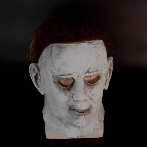 Horror Michael Myers Latex Mask Full Face Helmet Halloween Scary Props